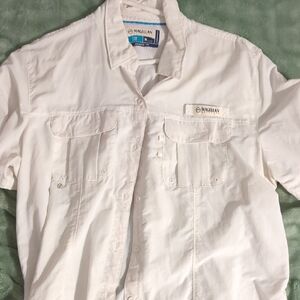 Magellan Outdoors Men's White Button Down Shirt